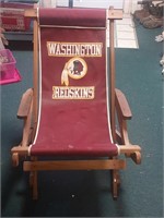 Folding Washington Redskins chair rocker
