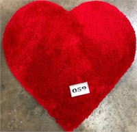 3'4" x 3'4" XOXO Red Heart Area Rug