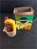 Miracle Grow, Measuring Cup and Oil Container