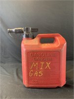 Gas jug 2.5 gal used for mixed gas
