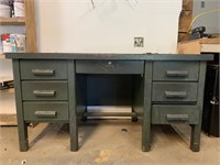 Hobart Cabinet company Metal shop desk