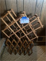 3 Wine Racks (1 Metal, 2 Wood)