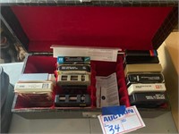 Case w/12  8 Track Tapes
