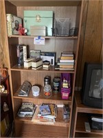 5 Shelf Book Shelf w/Contents