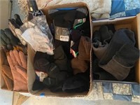Boxes of Socks, Gloves & Misc Items