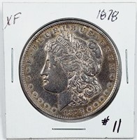 1878  Morgan Dollar   XF   Cleaned