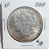 1888  Morgan Dollar   XF