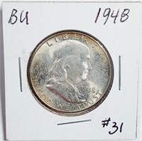 1948  Franklin Half Dollar   BU