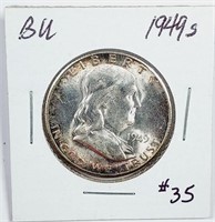 1949-S  Franklin Half Dollar   BU