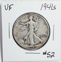 1941-S  Walking Liberty Half Dollar   VF