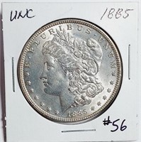 1885  Morgan Dollar   Unc