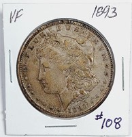 1893   Morgan Dollar   VF