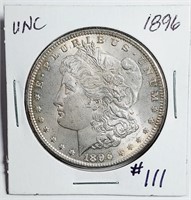 1896  Morgan Dollar   Unc
