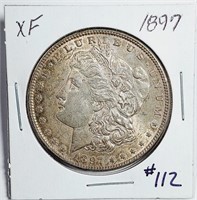1897  Morgan Dollar   XF