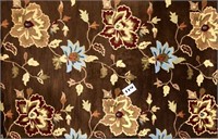 5' x 7'6" Floral Area Rug