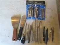 chisels, punches, scrapers
