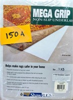 3' x 5' Mega Grip Non-Slip Underlay by Shaw Rugs
