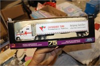 LIBERTY CTC 75 YEAR DIE CAST TRACTOR TRAILER (NEW)