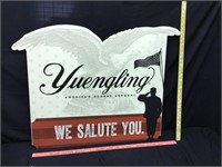 NOS Yuengling Beer WE SALUTE YOU Sign