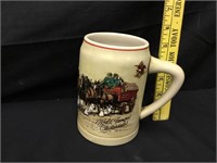 Budweiser Beer World Famous Clydesdales Stein
