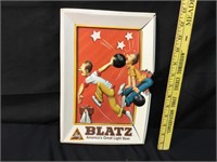 1975 Blatz Beer Plastic Bowling Sign