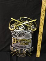 Drummond Bros Beer Sign plastic FALLS CITY BREWING