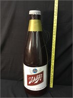 1966 SCHLITZ BEER Blow Up Bottle Sign