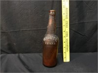 Early WAGNER Embossed Beer Bottle SIDNEY OHIO