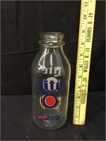 MILLER LITE BEER 101st Indy 500 Milk Bottle