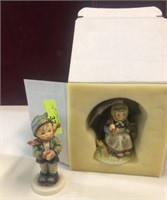 2 PC HUMMEL FIGURINES