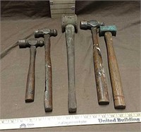(5) Assorted Hammers