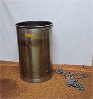 Stainless Steel Barrel & Chain