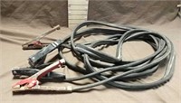 20' Jumper Cables Soft Rubber Roll Up Easy & Crate