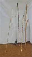 Assorted Bamboo & Fishing Pole