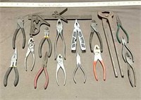 Assorted Pliers & Square
