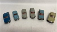 6 vintage 1/43 Norev toy cars