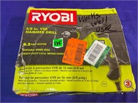 Ryobi Tested+Runs 5/8" VSR Hammer Drill