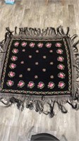 Antique floral Piano shawl