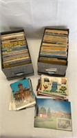 Variety of old postcards