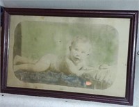 Vintage baby picture