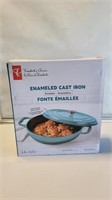 NEW PC ENAMELED CAST IRON BRAISER