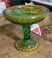 Yellow to green faded compote