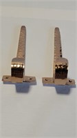 PAIR OF NEW BRASS WALL HOOKS