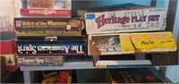 Contents of games in shelf
