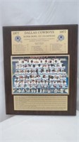 Cowboys Super Bowl Plaque