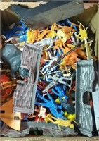 Box of army men and more