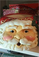 Happy Santa ceramic bucket with handle