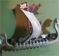 Decorative dragon ship