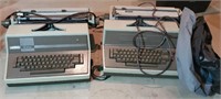 A pair of typewriters