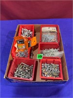 Screws, Bolts, Washers, & Nails - Red Bins
